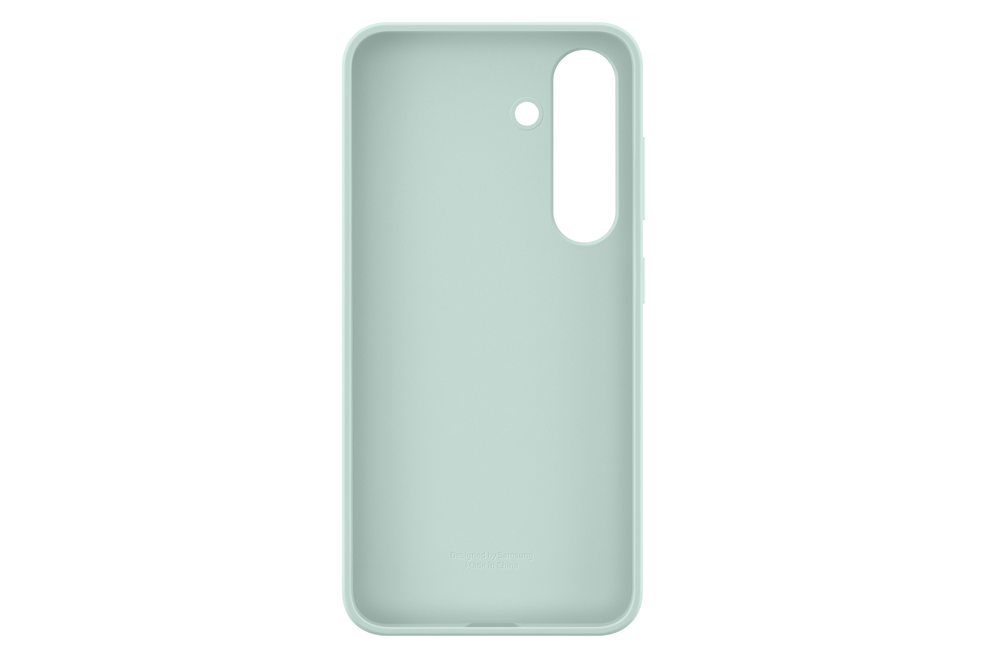 Galaxy S25 Silicone Case Back Mint 