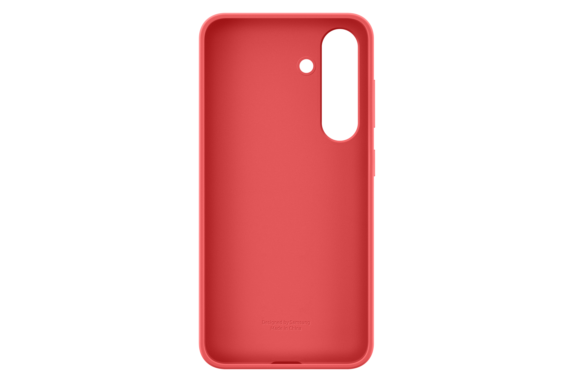 Galaxy S25 Silicone Case Back Red 