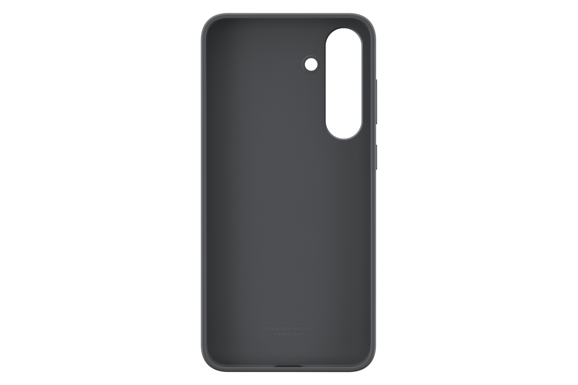 Galaxy S25+ Silicone Case Back Black 