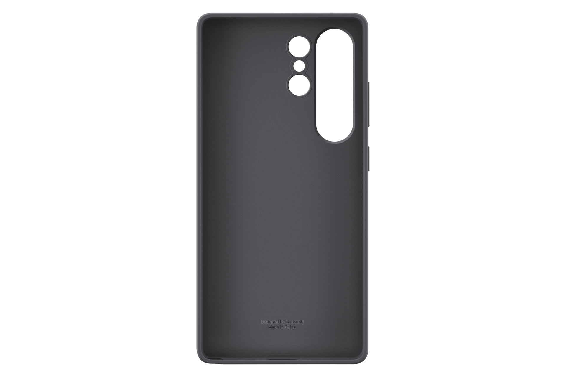 Galaxy S25 Ultra Silicone Case Back Black 