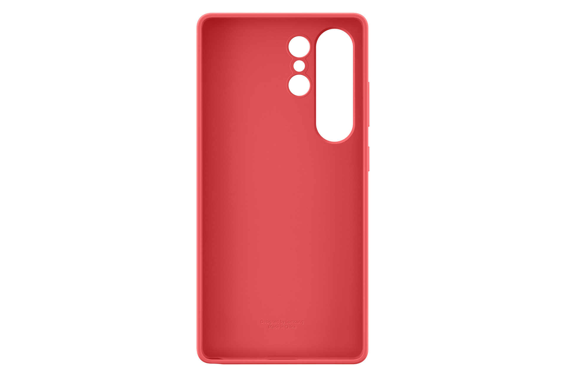 Galaxy S25 Ultra Silicone Case Back Red 