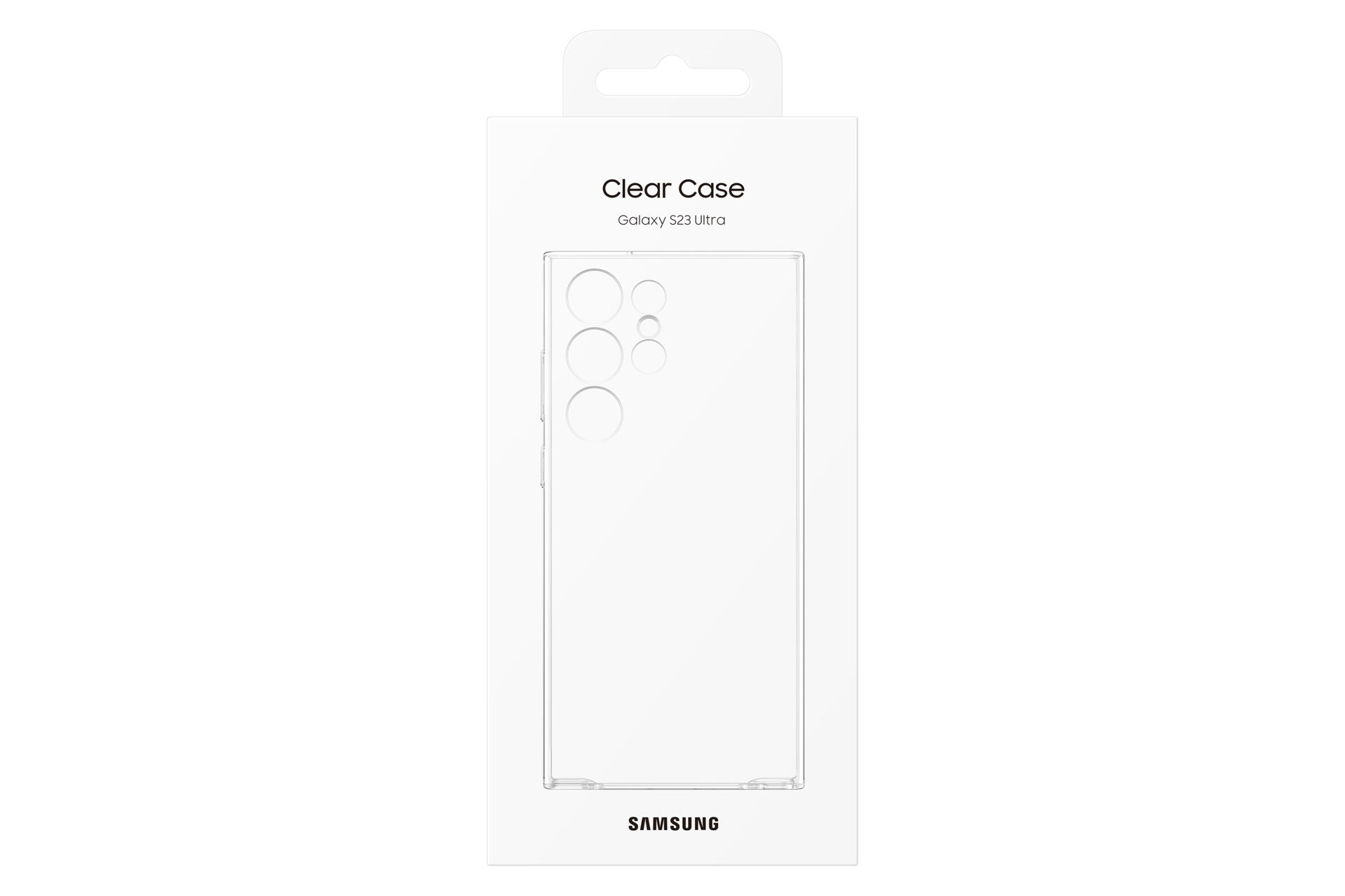 Galaxy S23 Ultra Clear Case Package Transparent 