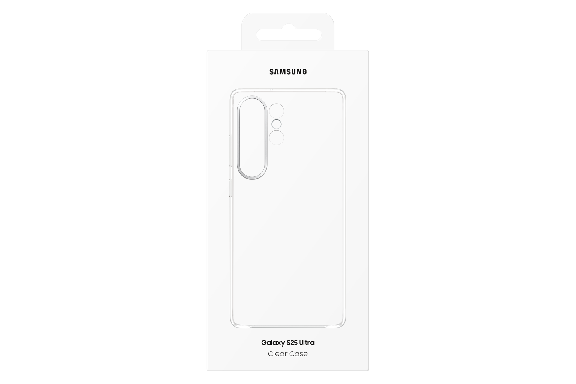 Galaxy S25 Ultra Clear Case Package Transparent 