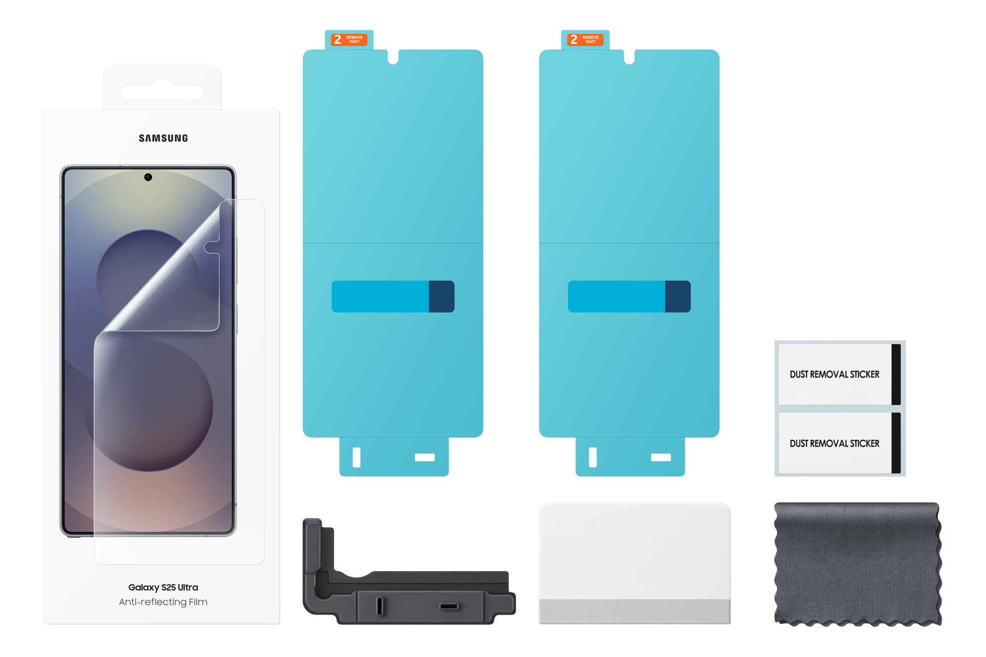 Galaxy S25 Ultra Anti-Reflecting Film Set-Cut Transparent 