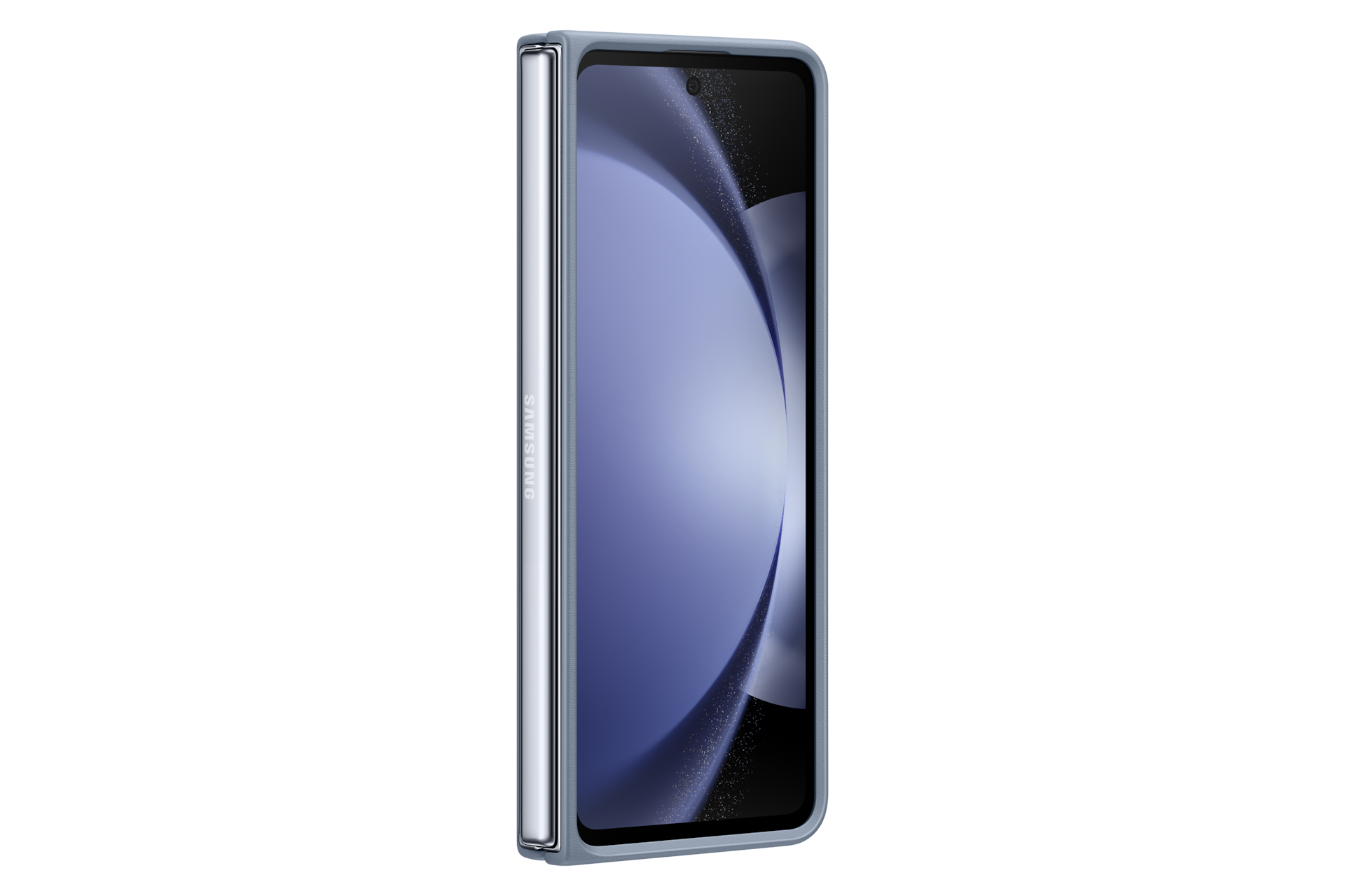 Galaxy Z Fold5 Eco-Leather Case, Icy Blue