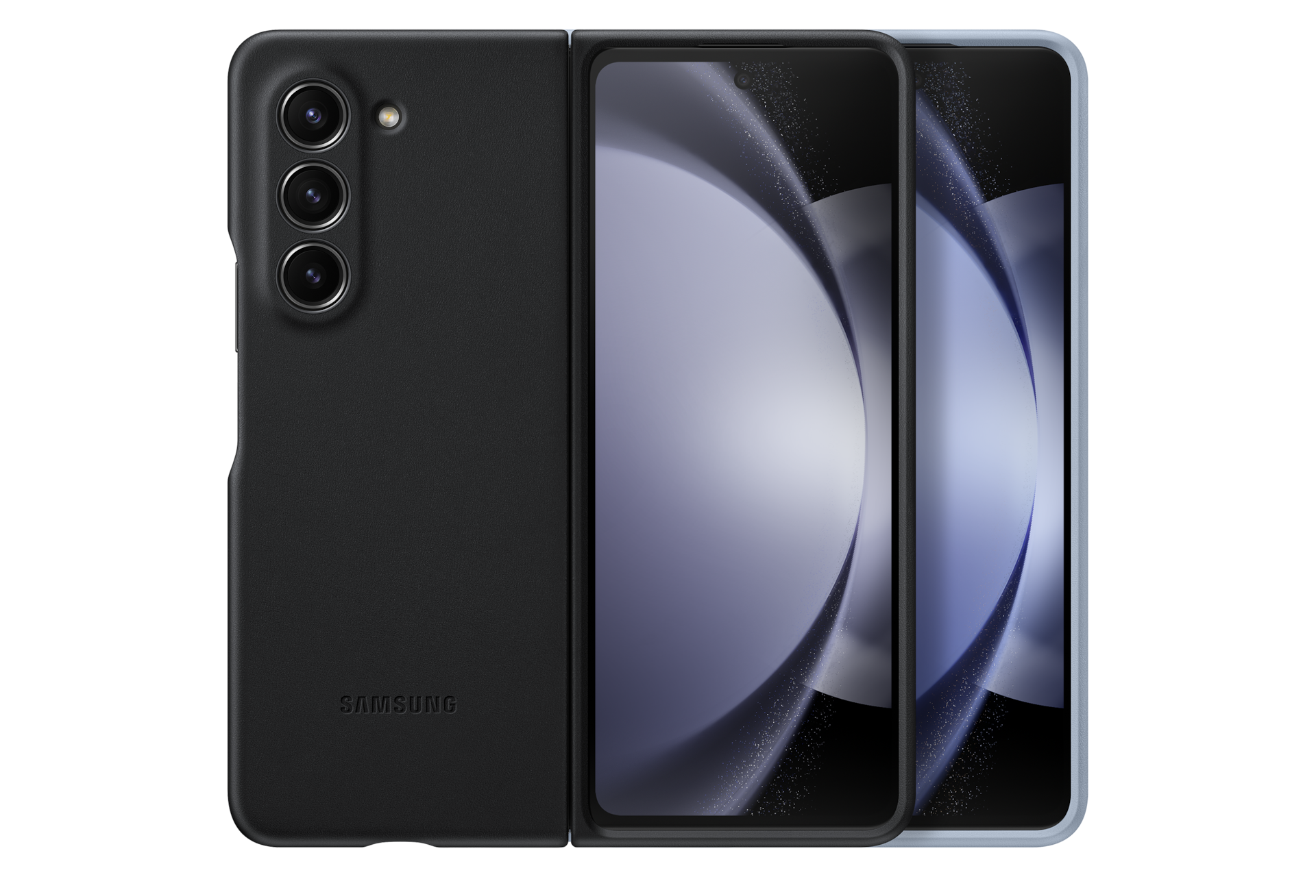 Galaxy Z Fold5 Eco-Leather Case, Icy Blue