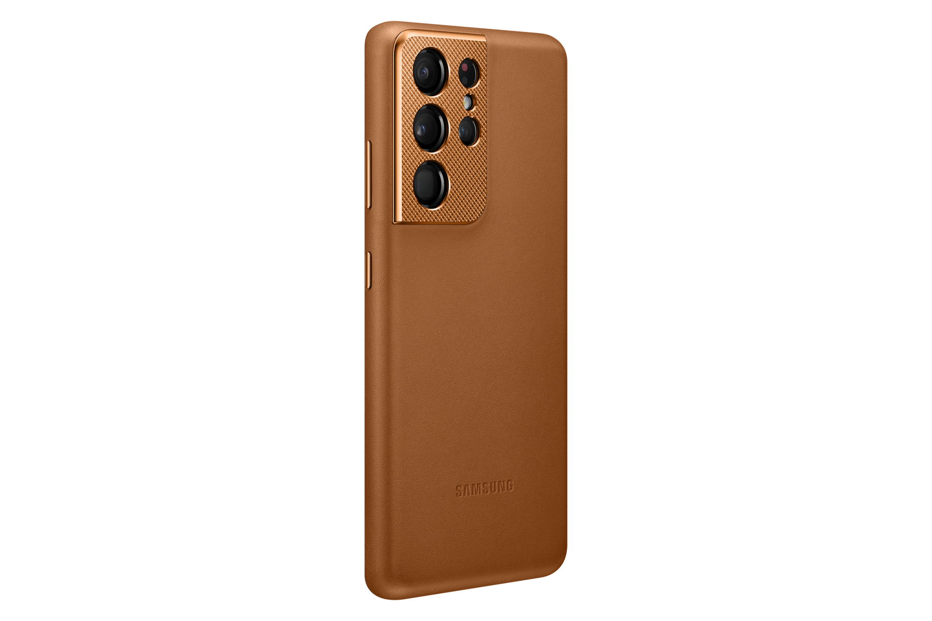 Galaxy S21 Ultra 5G Leather Cover brown | Samsung US