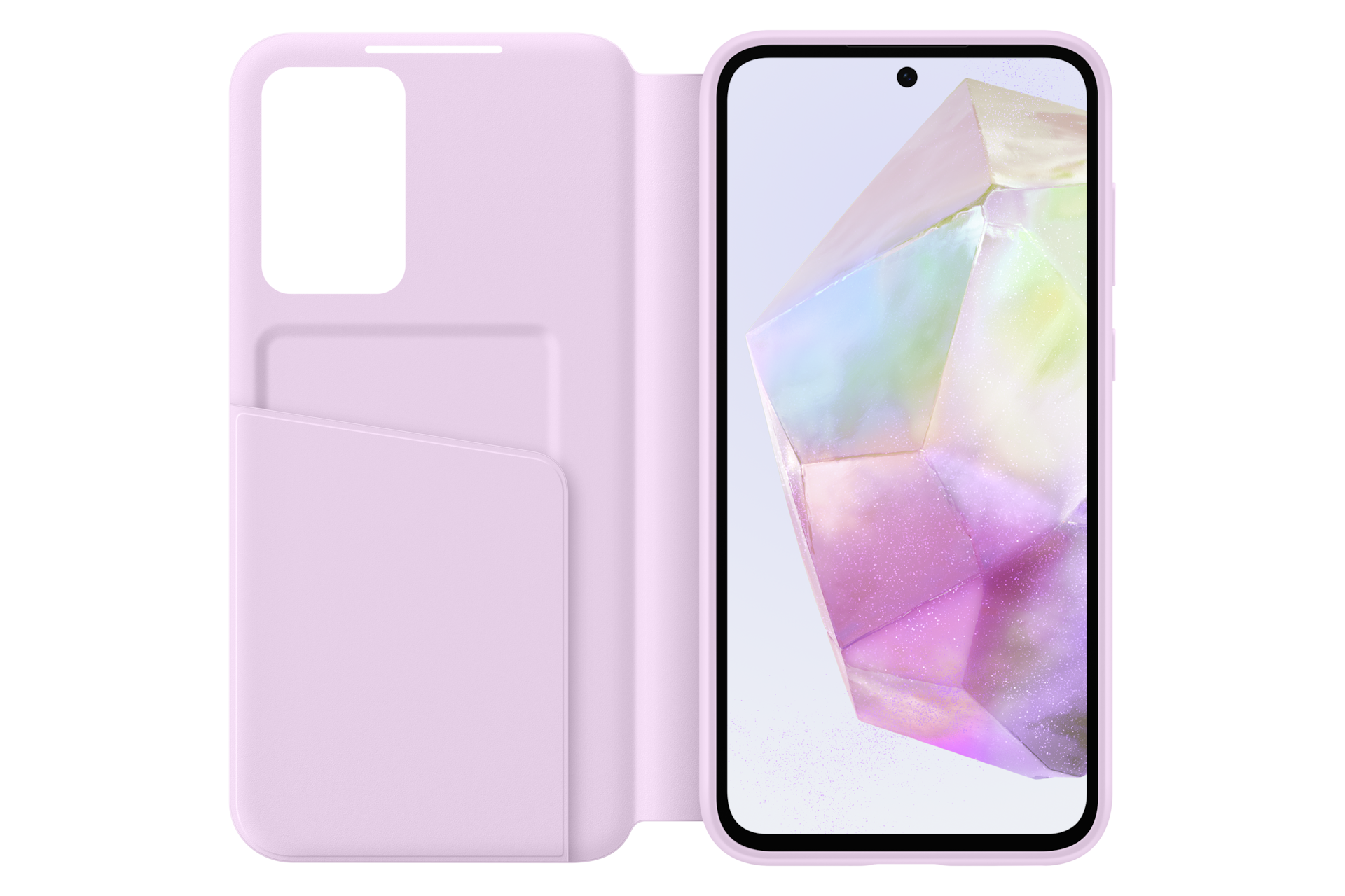 Galaxy A35 5G S-View Wallet Case Front2 Lavender 