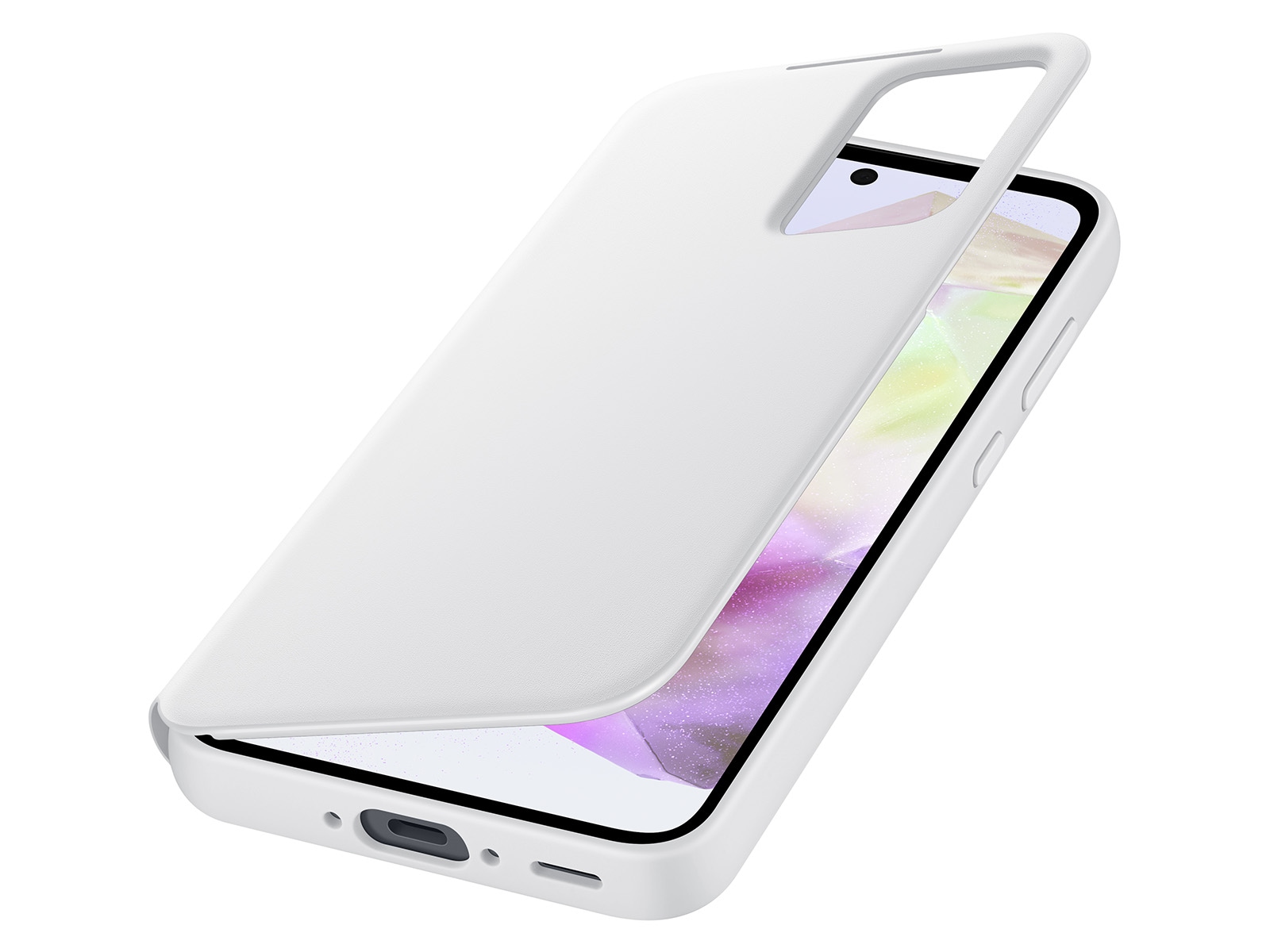 Galaxy A35 5G S-View Wallet Case, White White