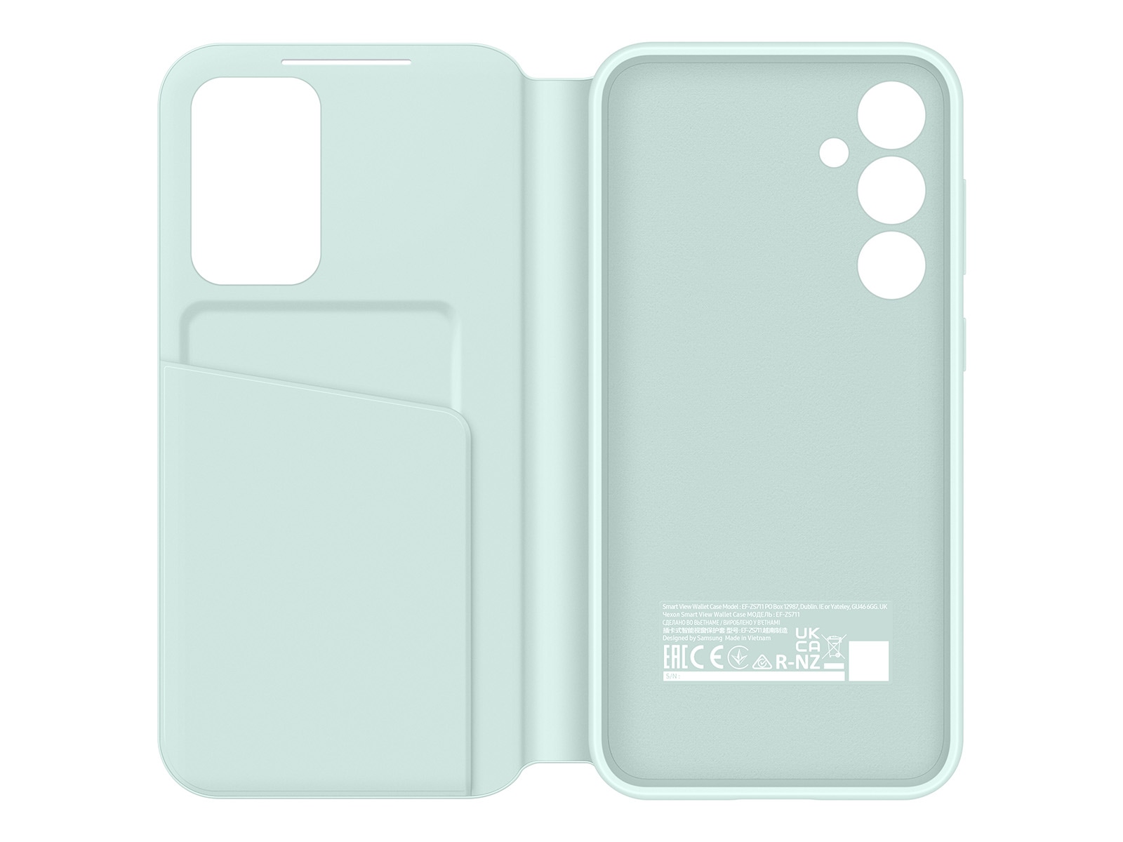 Galaxy S23 FE Smart View Wallet Case Front-Open-Case-Only Mint 