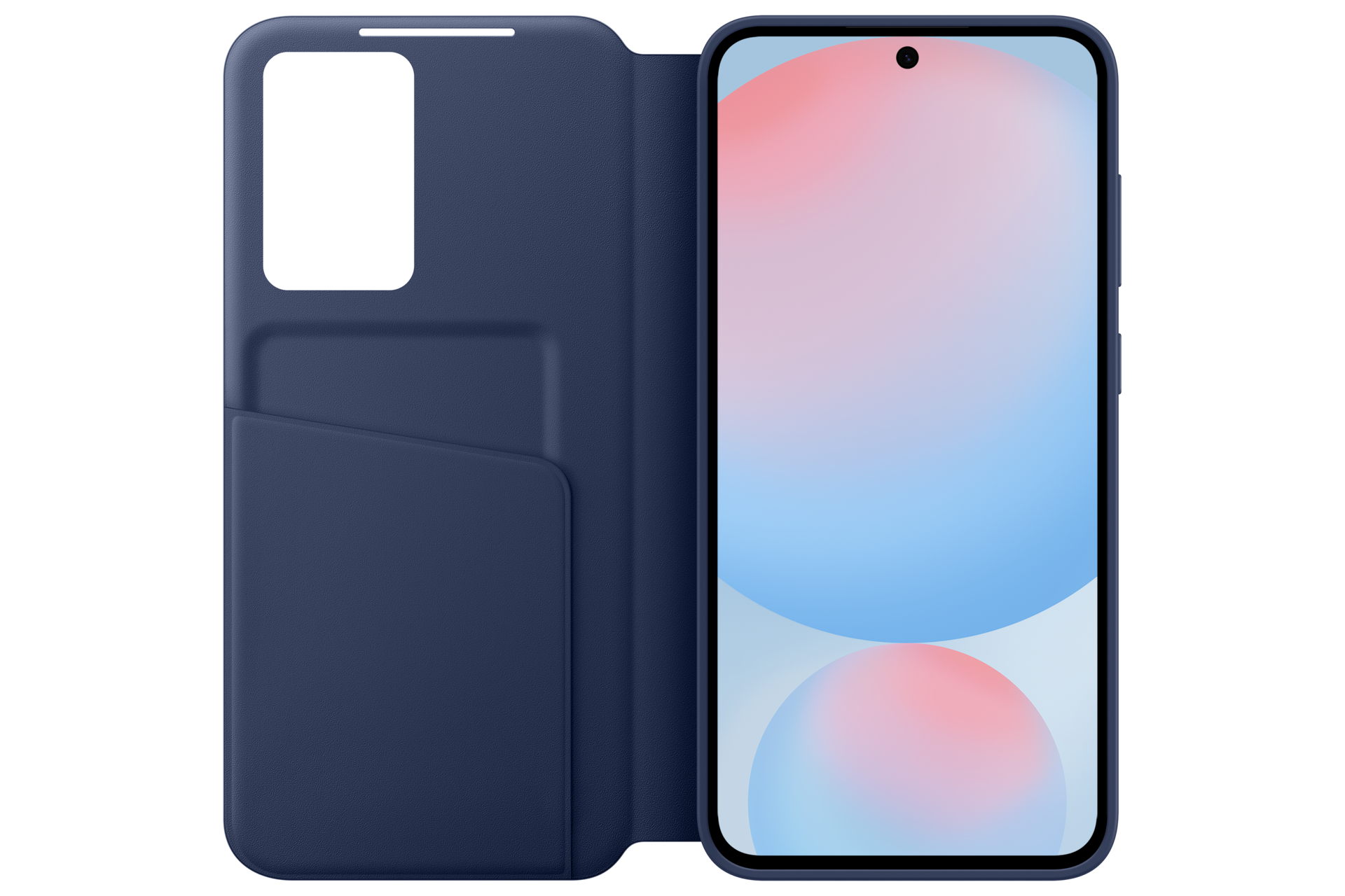 Galaxy S24 FE Wallet Case Front-Open Blue 