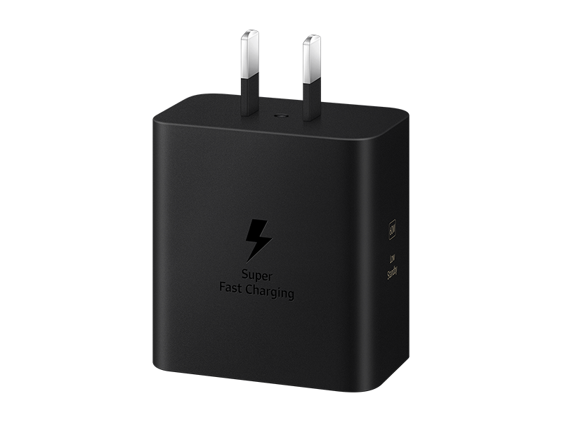 60W PD Power Adapter Back Black 
