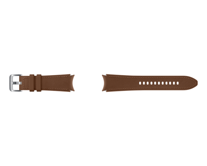 Galaxy Watch4, Galaxy Watch4 Classic Hybrid Leather Band, M/L camel |  Samsung US