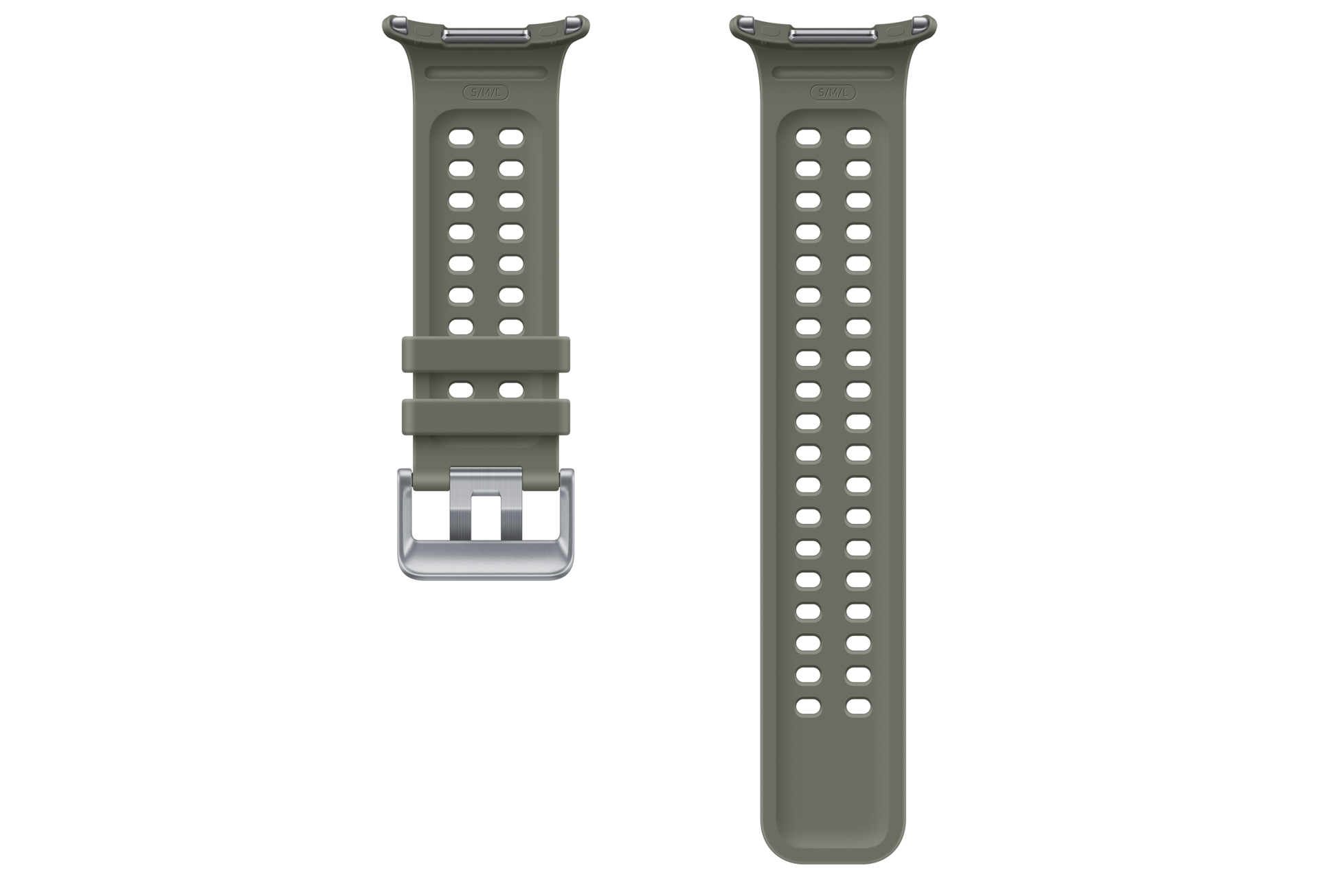 Marine Band (S/M/L) for Galaxy Watch Ultra2 Back Olive 