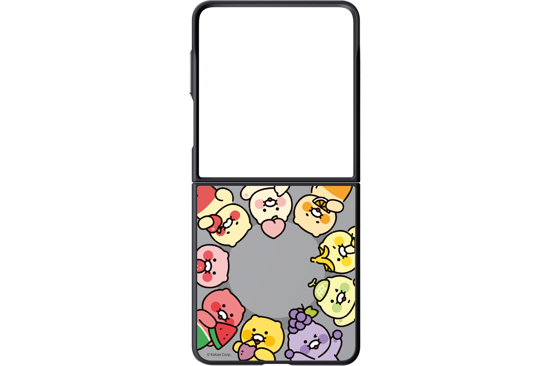 Galaxy Z Flip8 Mirror Maget Case (Kakao Friends), Brown Brown