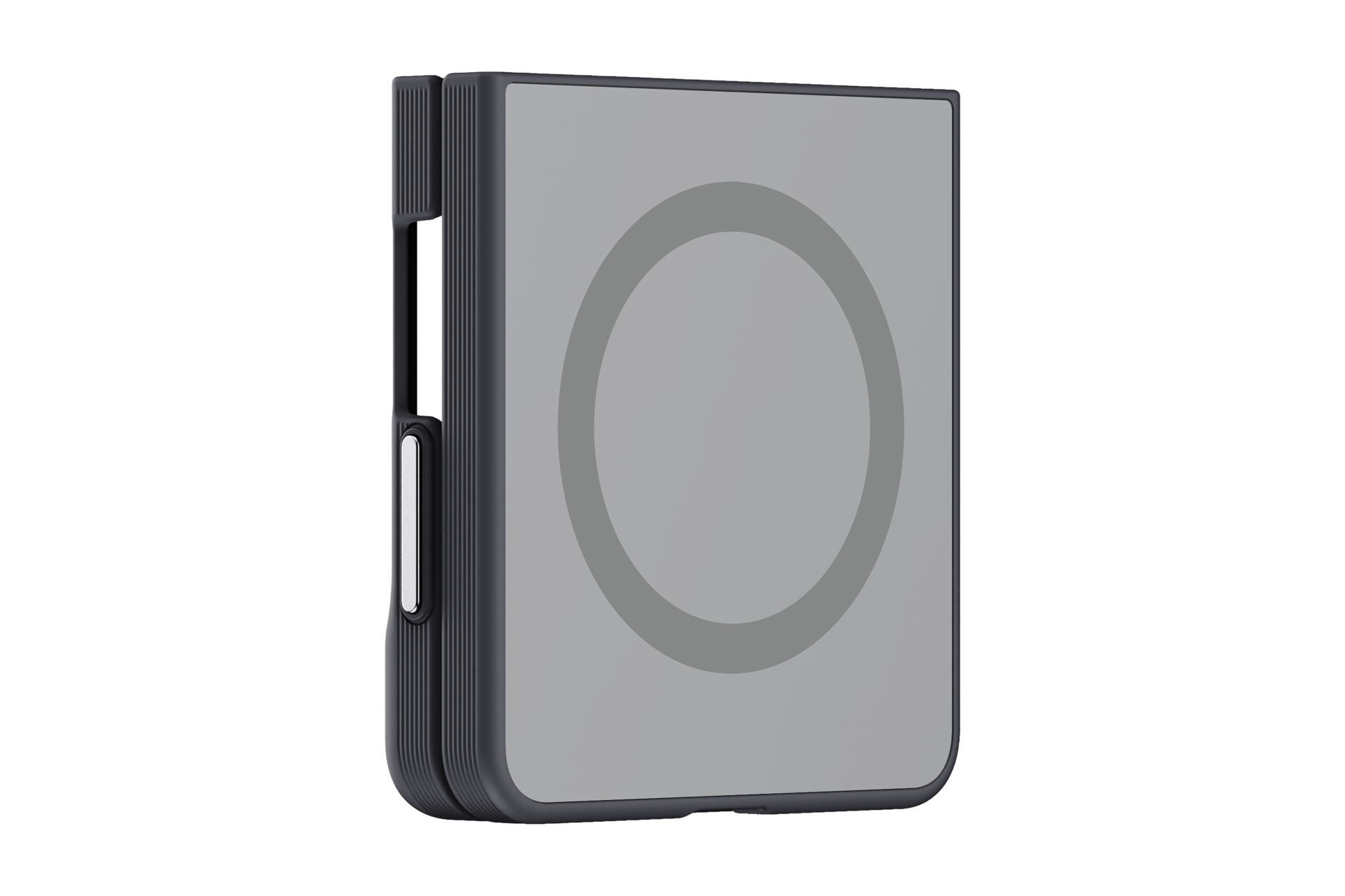 Galaxy Z Flip8 Mirror Magnet Case (Mirror), Silver Silver