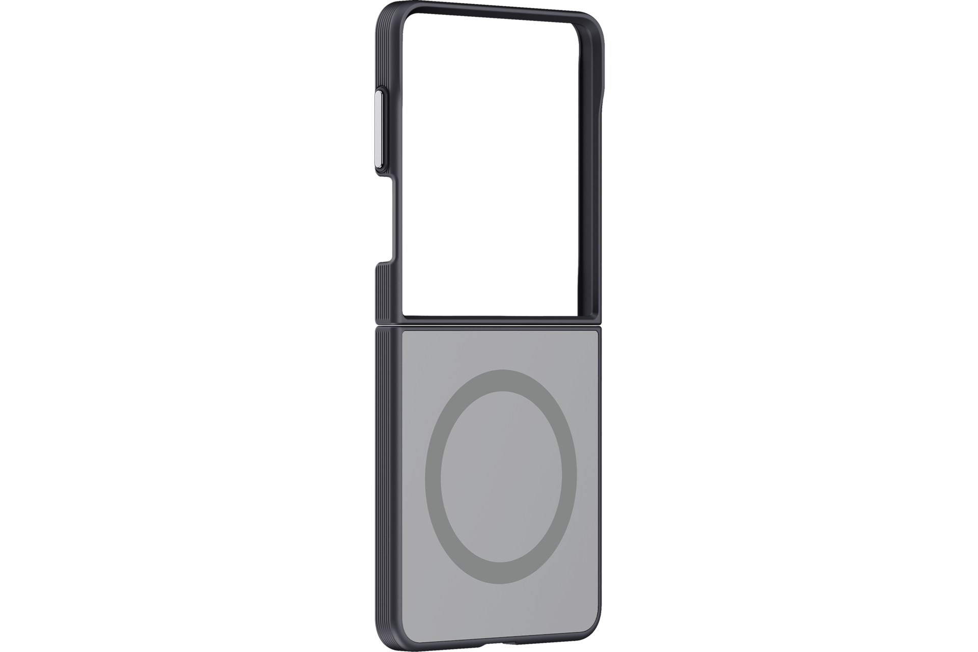 Galaxy Z Flip8 Mirror Magnet Case (Mirror), Silver Silver