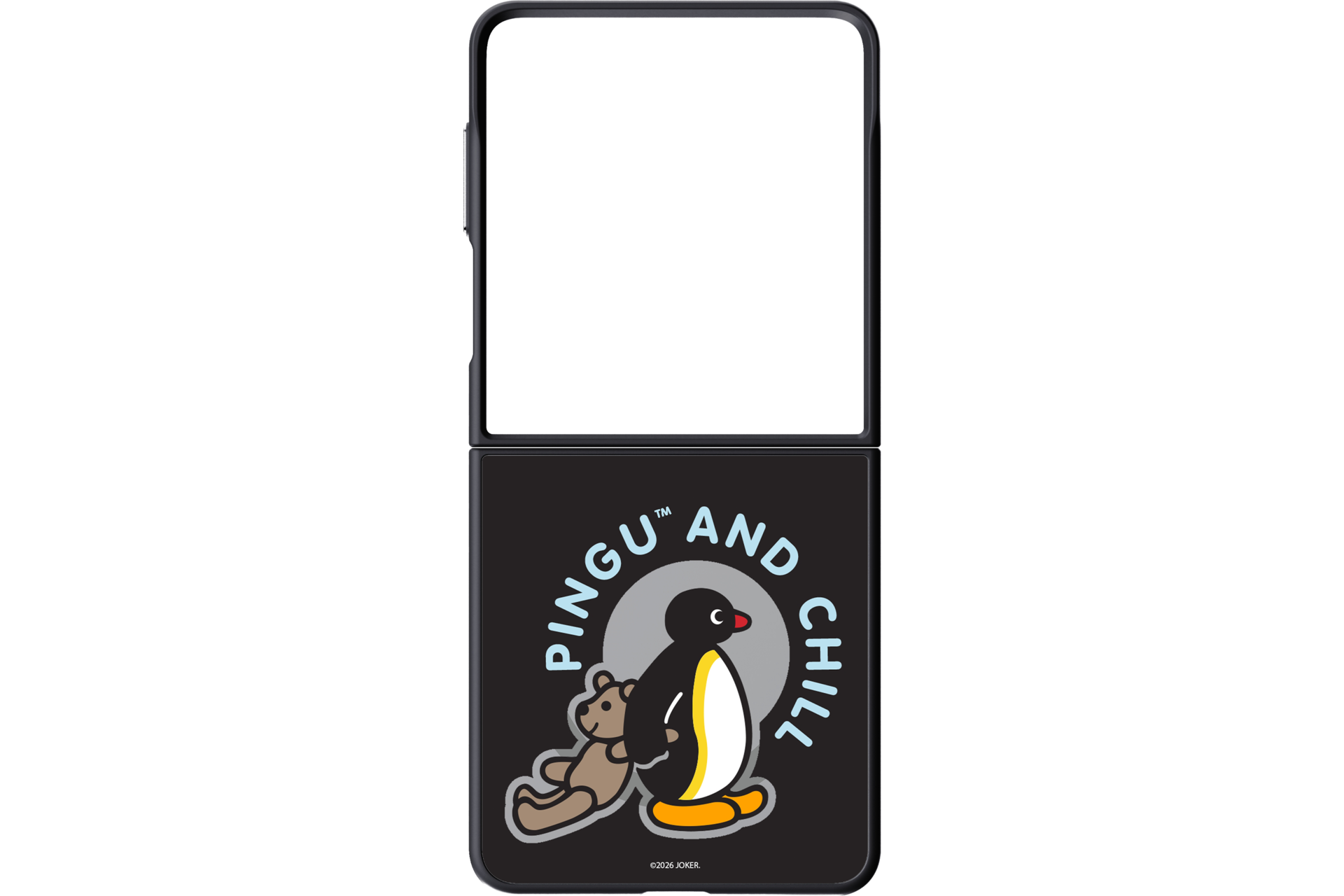 Galaxy Z Flip8 Mirror Magnet Case (Pinggu), Black Black