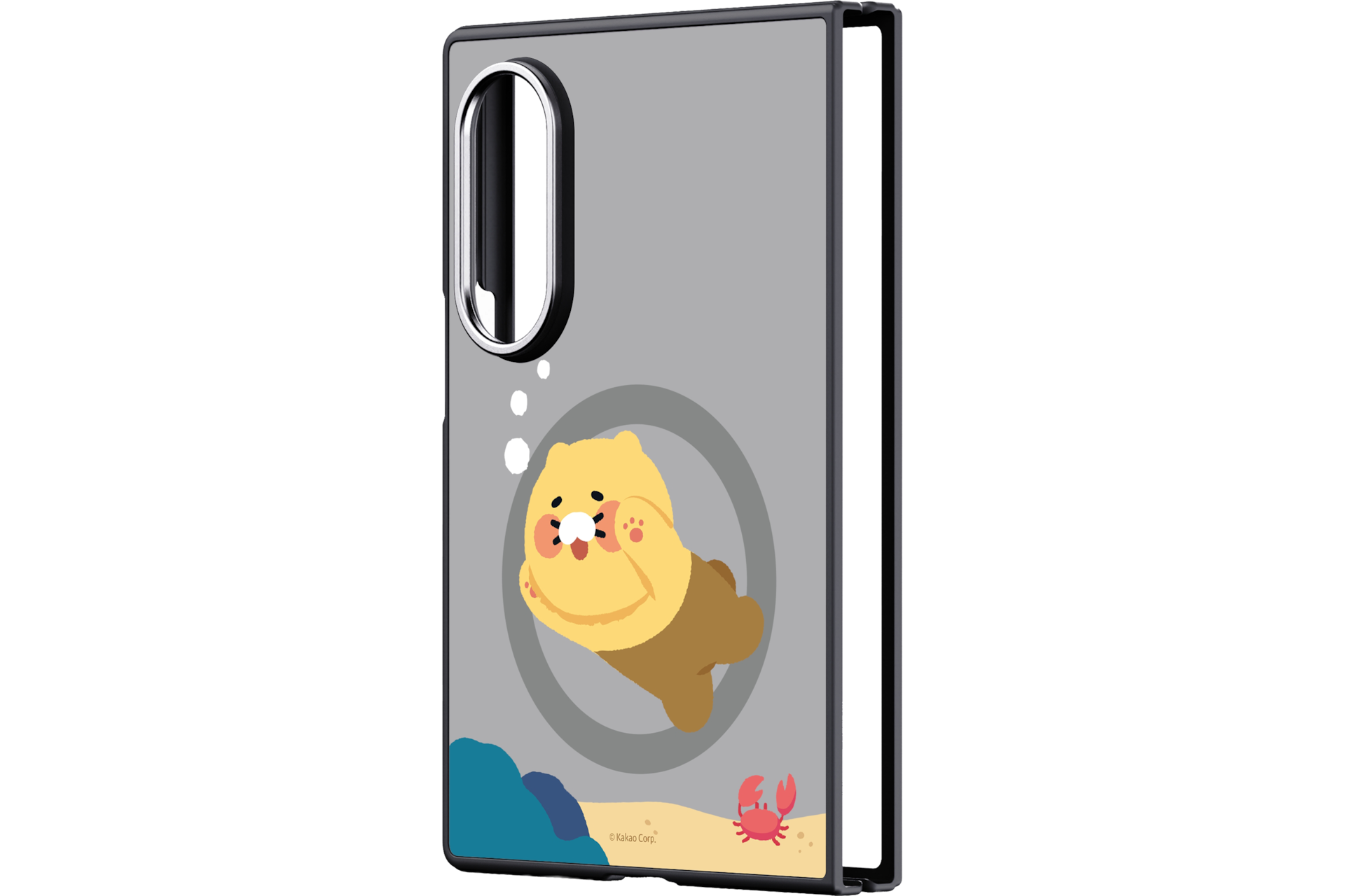 Galaxy - GALAXY　コフレ Galaxy Z Fold8 Mirror Magnet Case (Kakao Friends), Brown| Mobile
