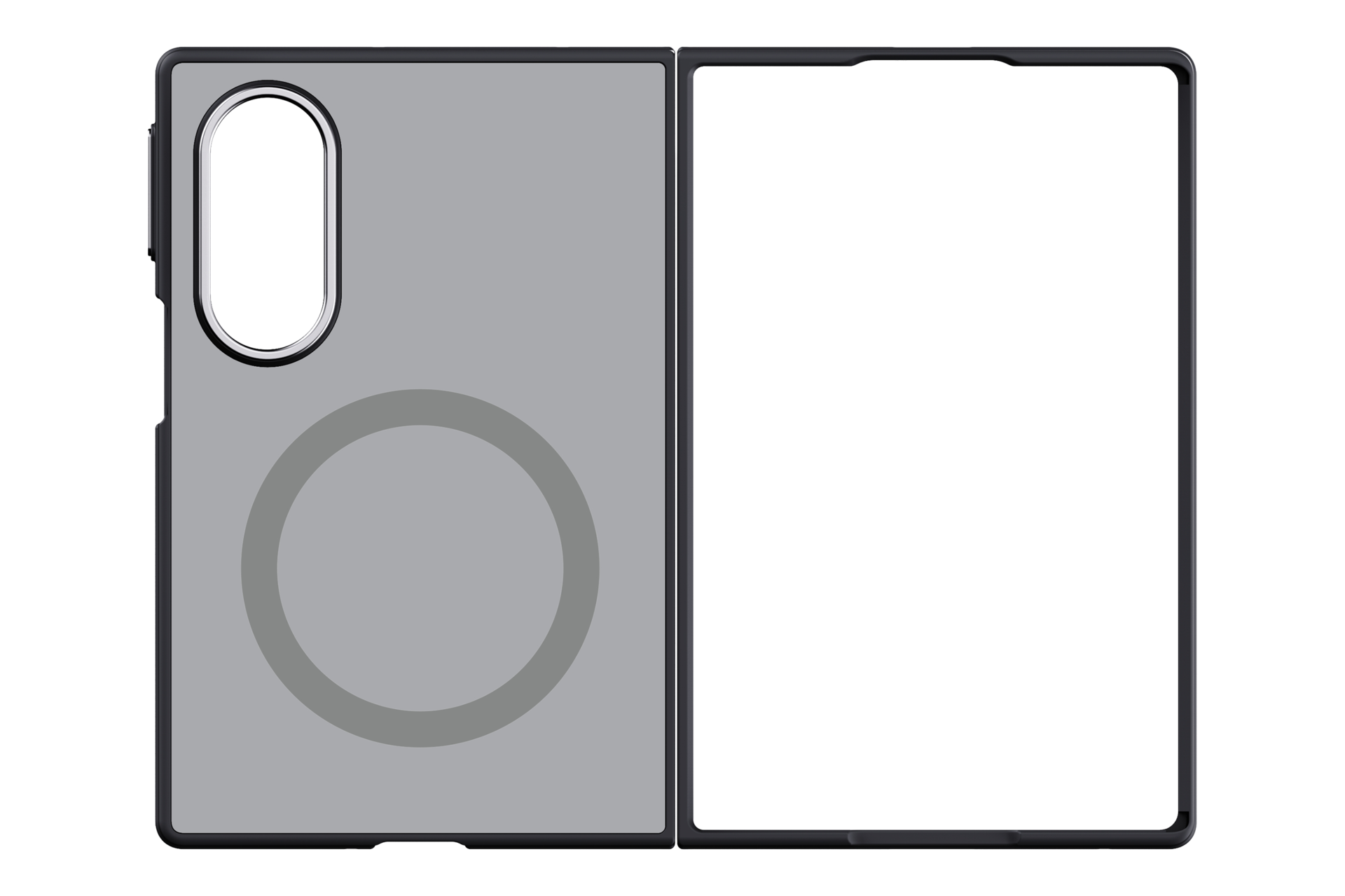 Galaxy Z Fold8 Mirror Magnet Case (Mirror), Silver Silver