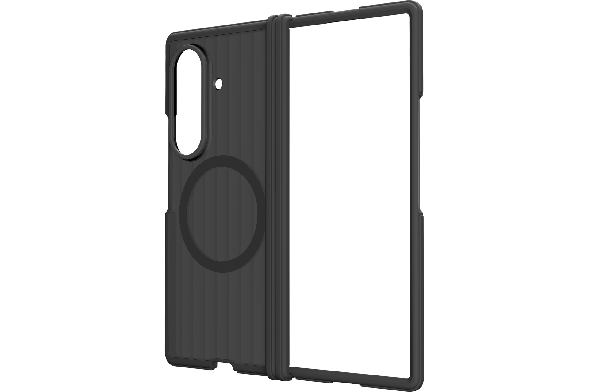 SAMSUNG - ハンバーグ Galaxy Z Fold8 Ultra Hybrid Shield Magnet Case, Black | Mobile