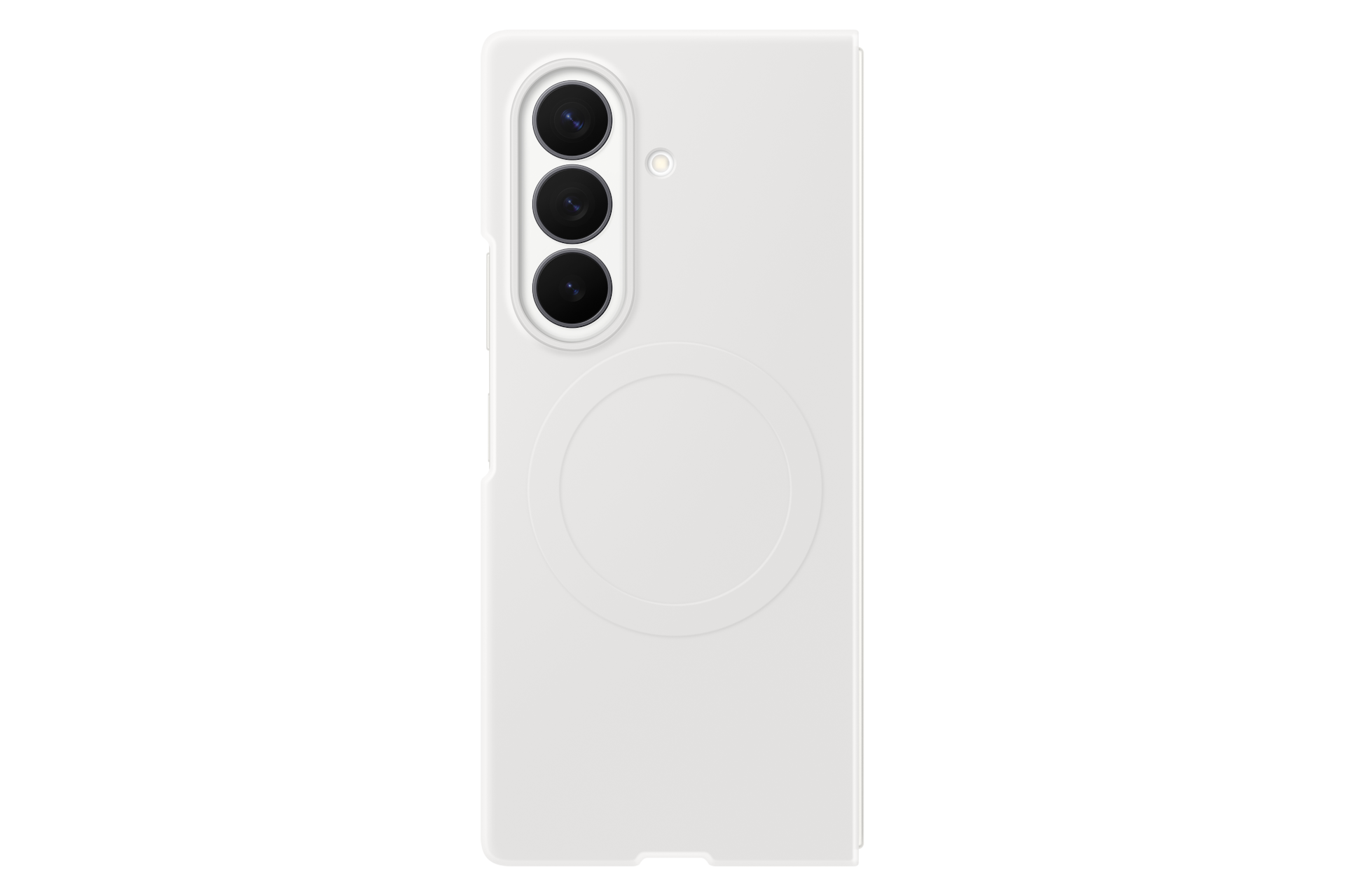Galaxy Z Fold8 Ultra Silicone Magnet Case Front3 Cream 