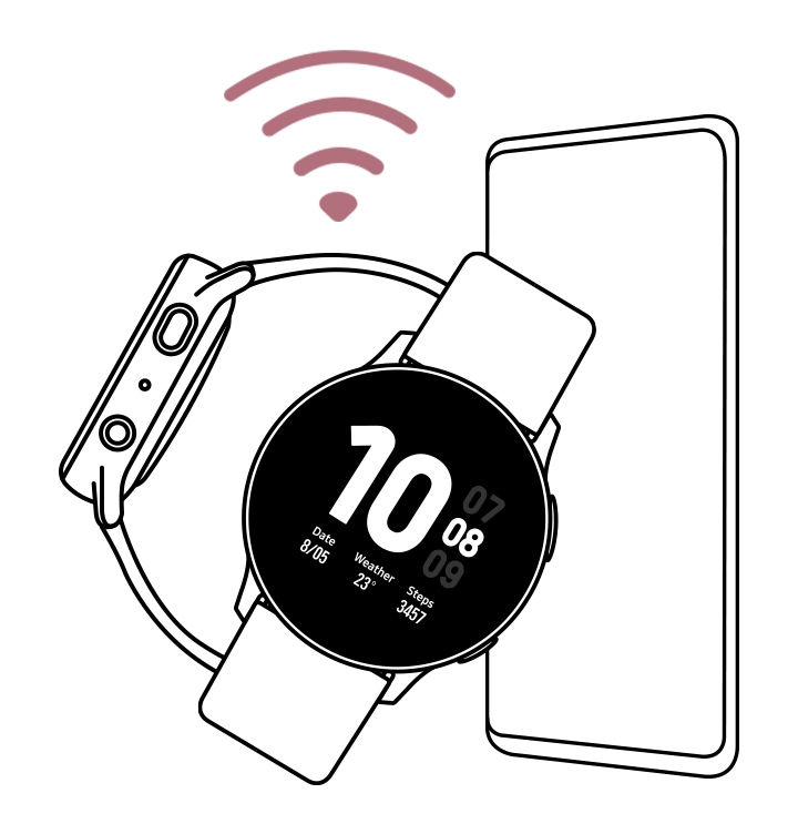 Montre connecté samsung online galaxy watch active 2