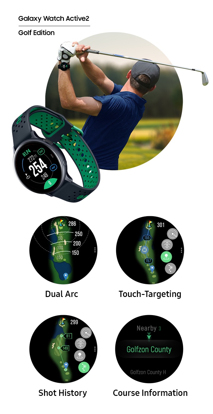 Samsung active best sale 2 golf