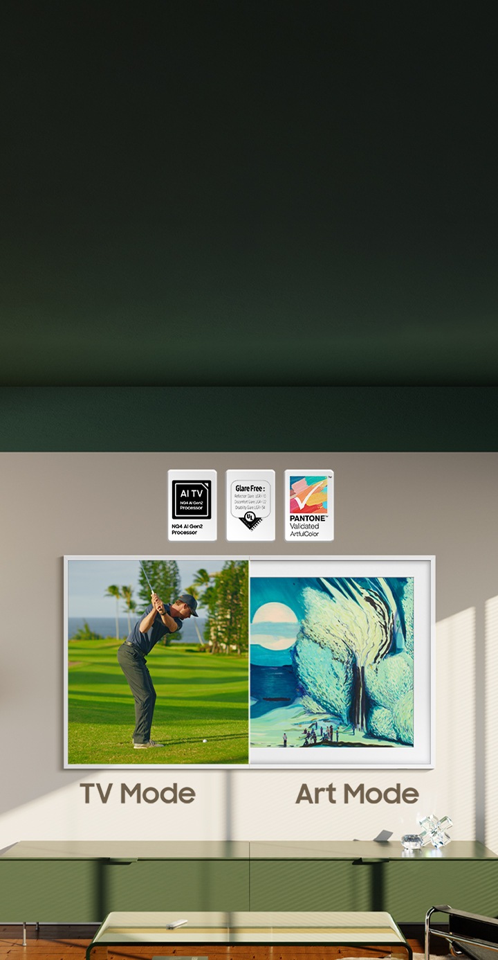 55" Class The Frame Neo QLED 4K TV, Art Mode AI TV, LS03FA | Samsung US