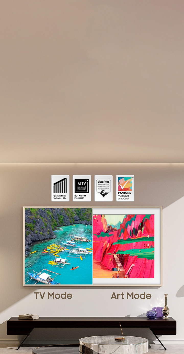 85" Class The Frame Pro Neo QLED 4K TV, Art Smart TV, LS03FWD | Samsung US