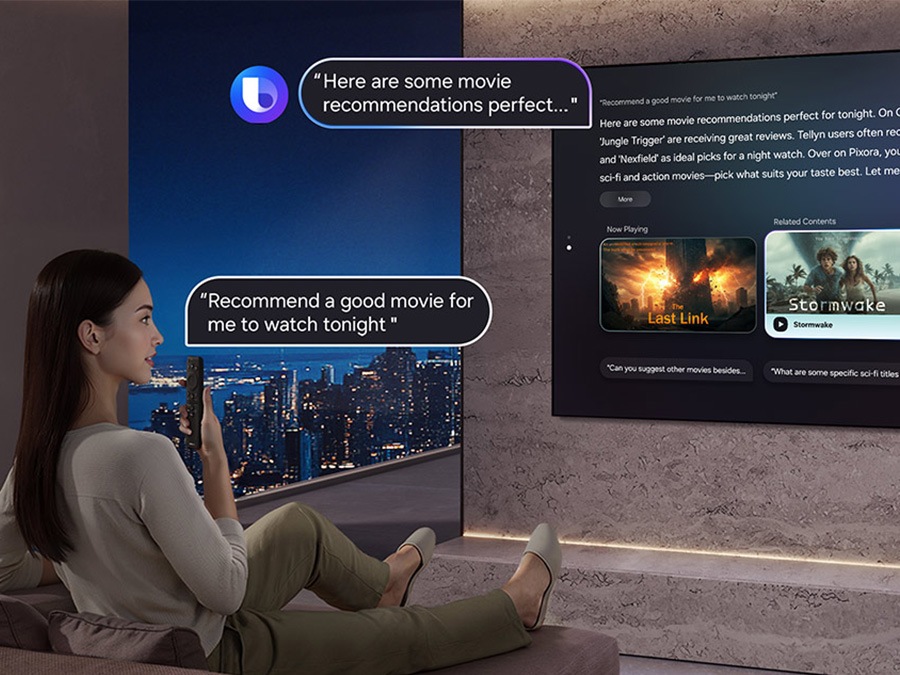 Vision AI, une tv qui pense pour vous