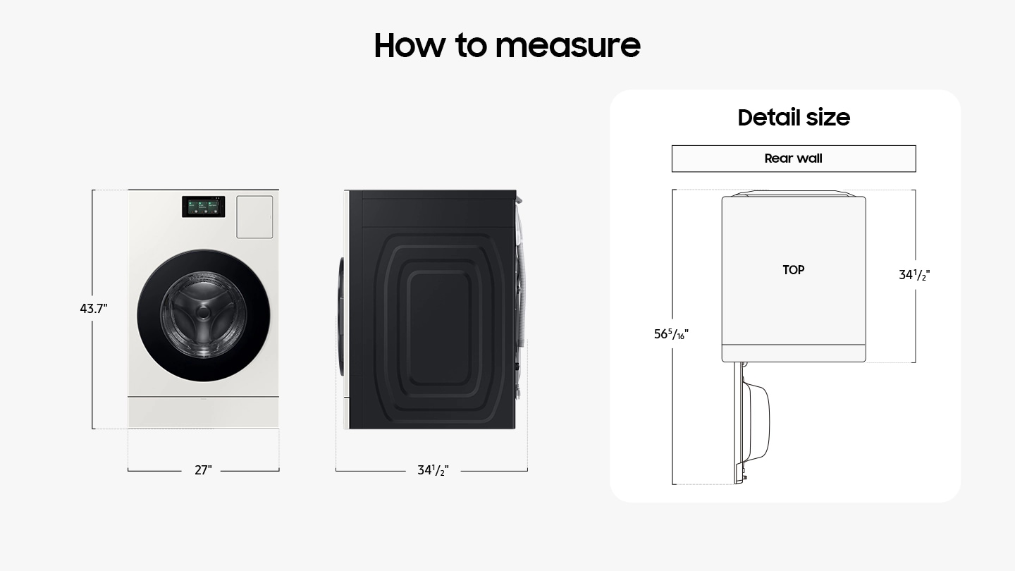 Make sure to measure