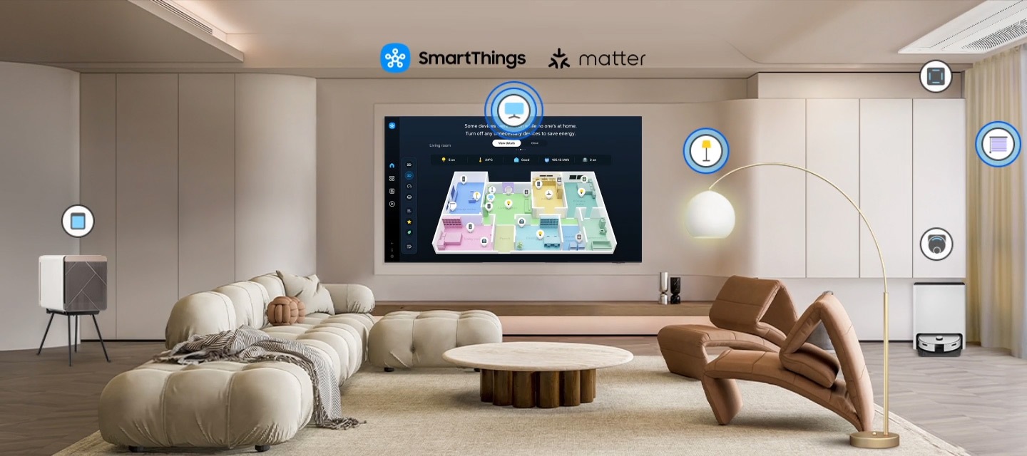 Connect and manage your smart home devices, all from your TV