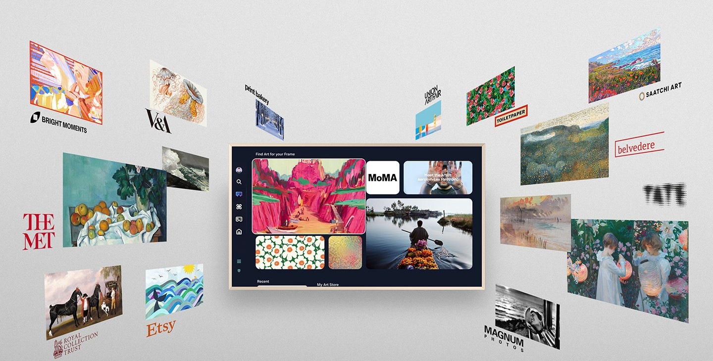 43" Class The Frame Neo QLED 4K TV, Art Mode AI TV, LS03FA | Samsung US
