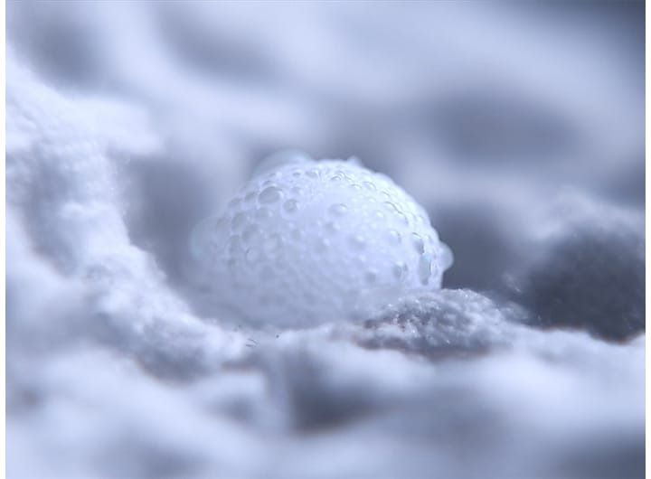 Bubble powered washing