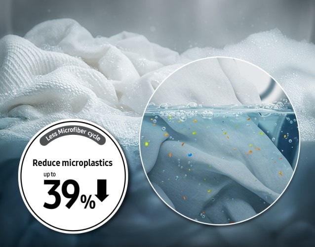 Less microplastic release