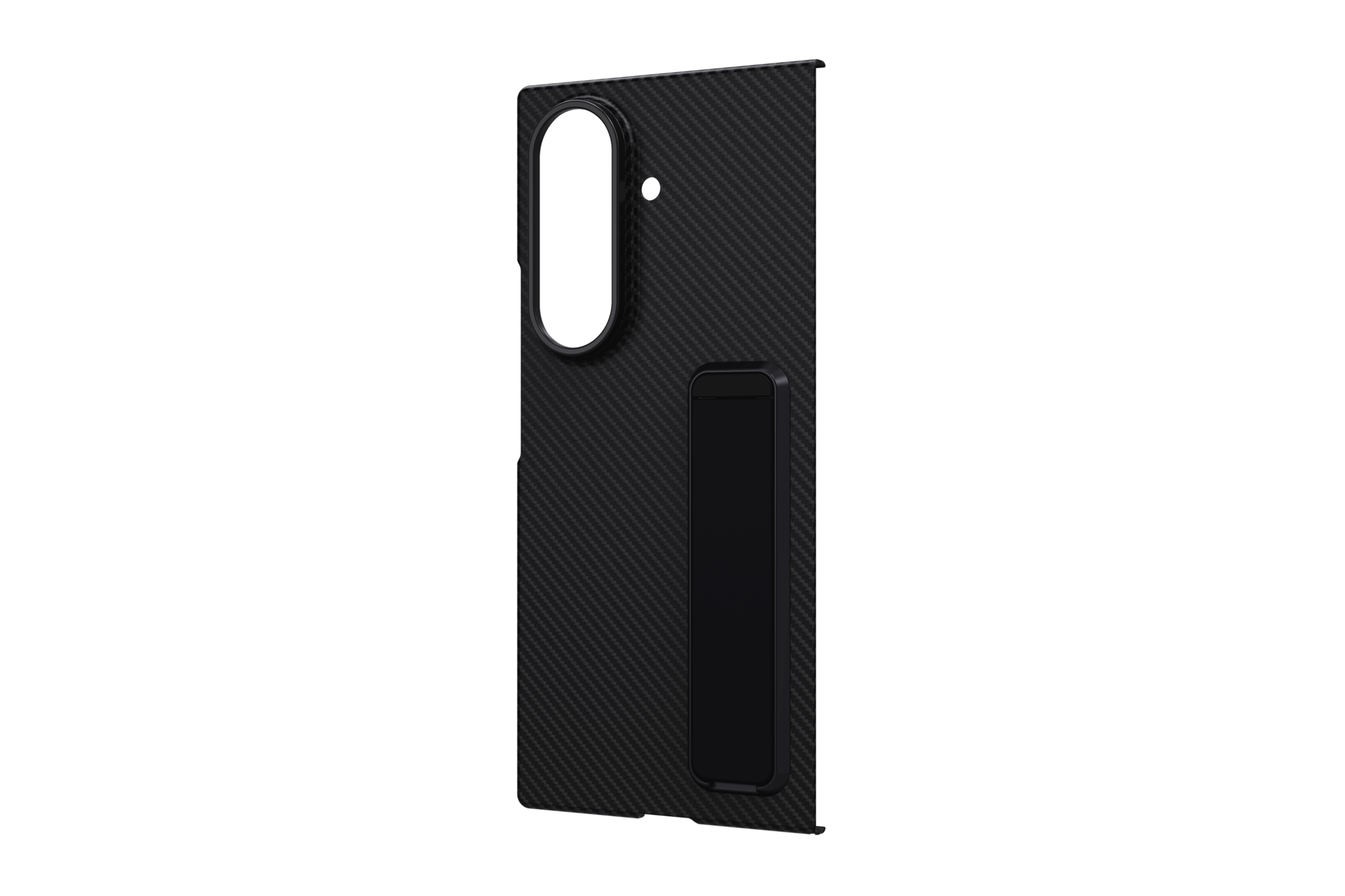 Galaxy Z TriFold Carbon Standing Case Side Black 