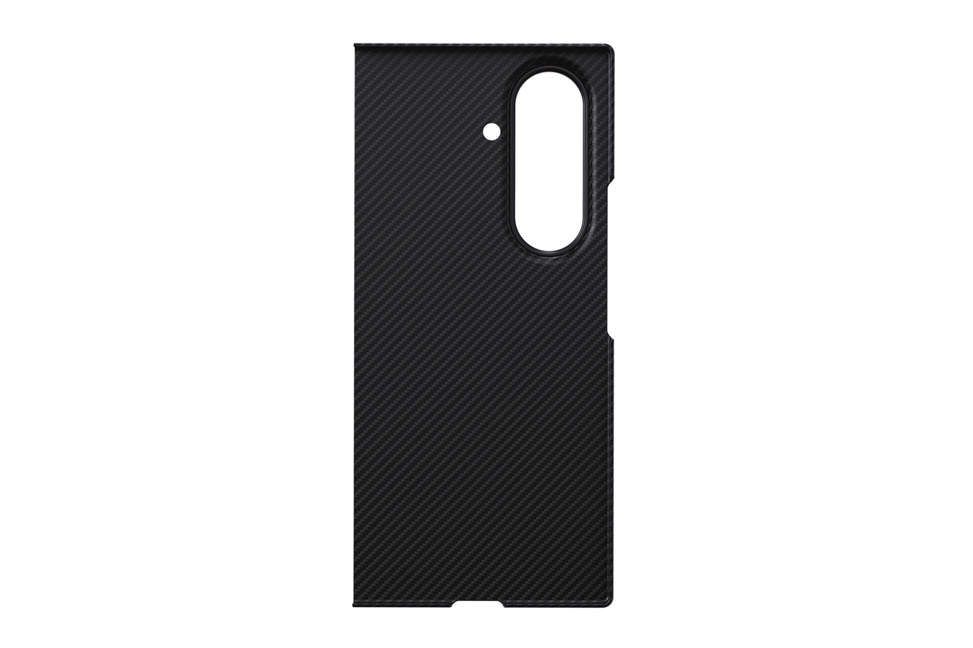 Galaxy Z TriFold Carbon Standing Case Back Black 
