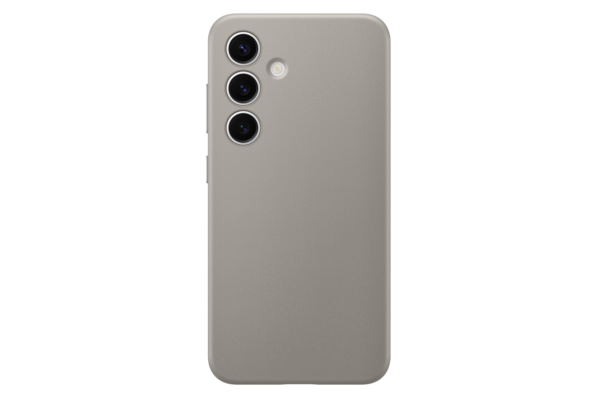 Vegan Leather Case for Galaxy S24, Taupe