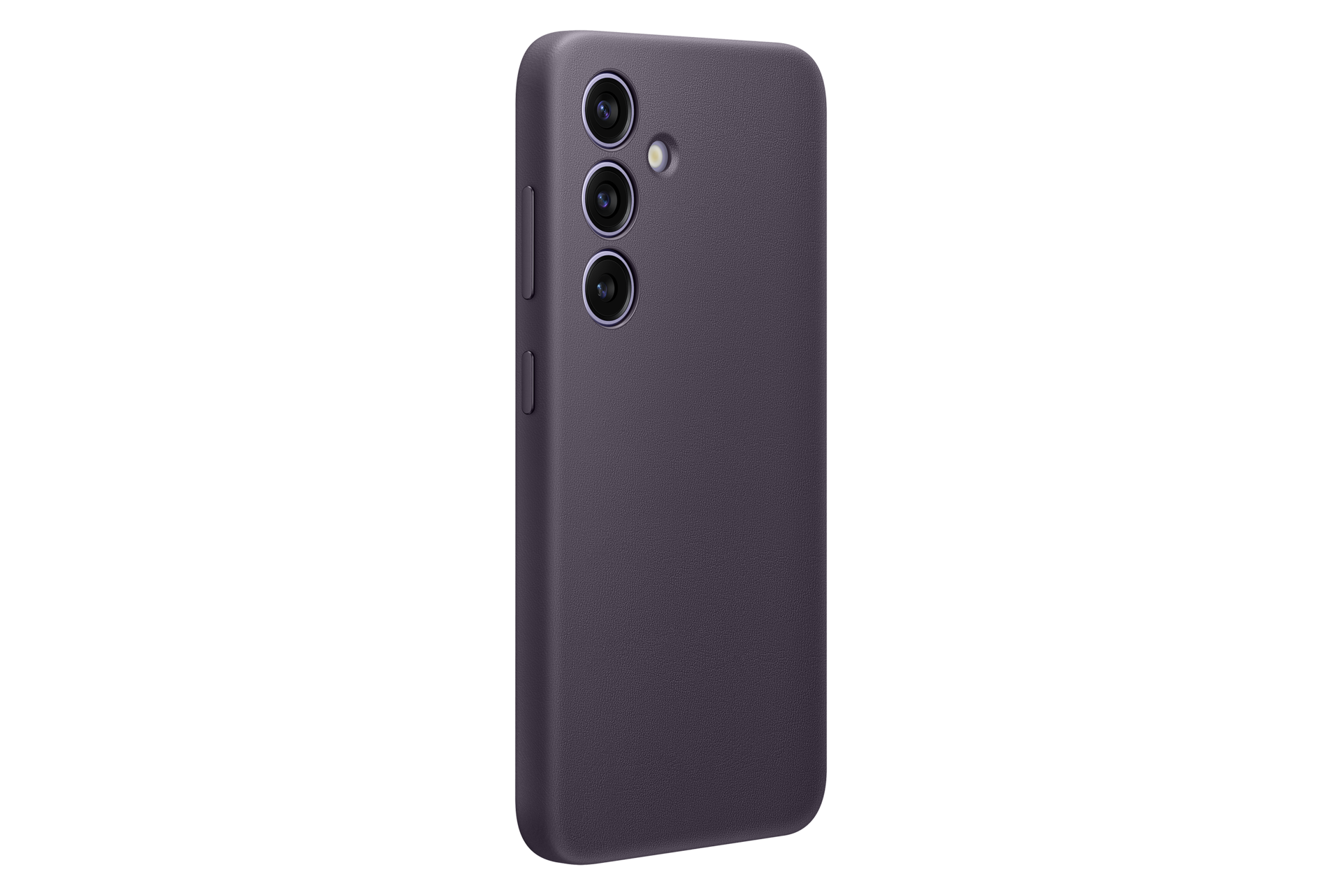 Vegan Leather Case for Galaxy S24 Dynamic Dark Violet 
