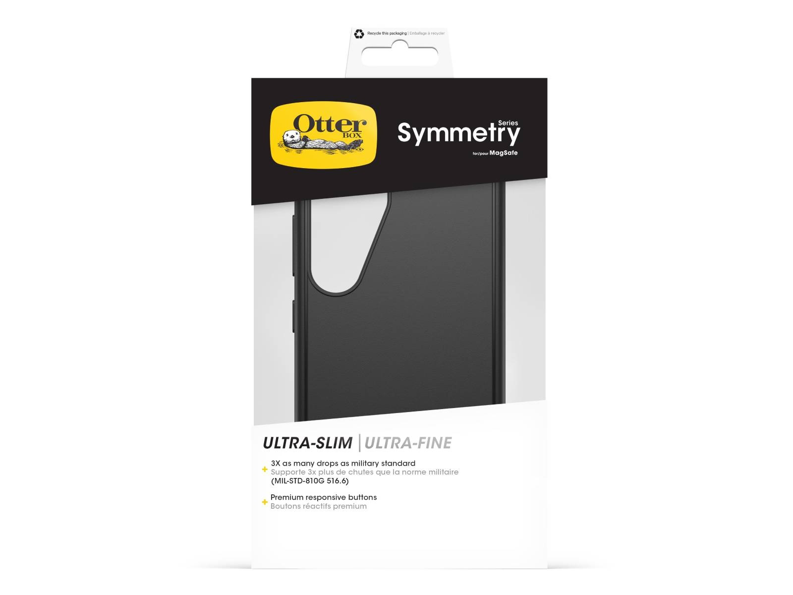 Galaxy S25 OtterBox Symmetry Magnet Black