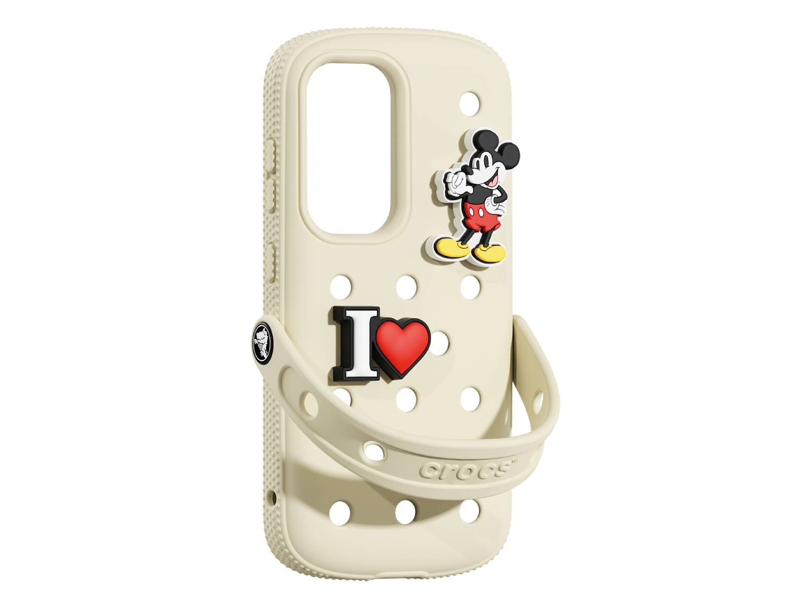Galaxy S25 Crocs Case Front-1 Bone 