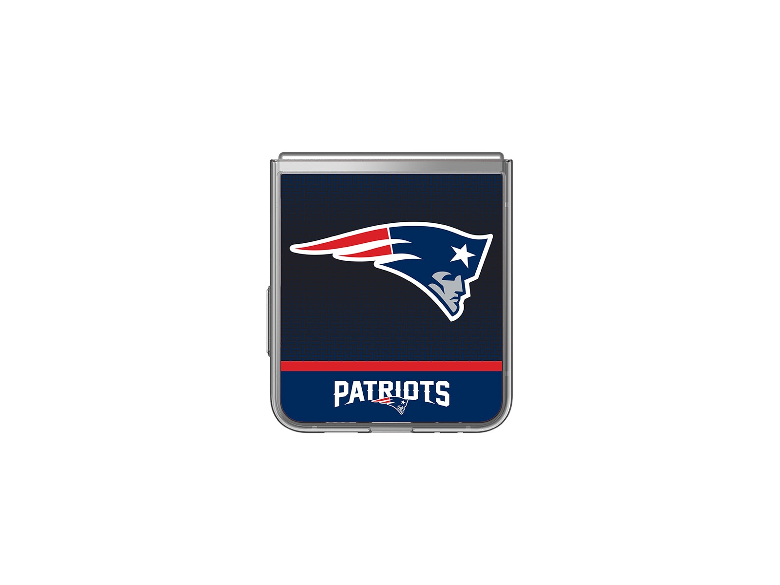 New England Patriots Galaxy Z Flip6 and Galaxy Z Flip7 FE Flipsuit Case &amp; Card New England Patriots