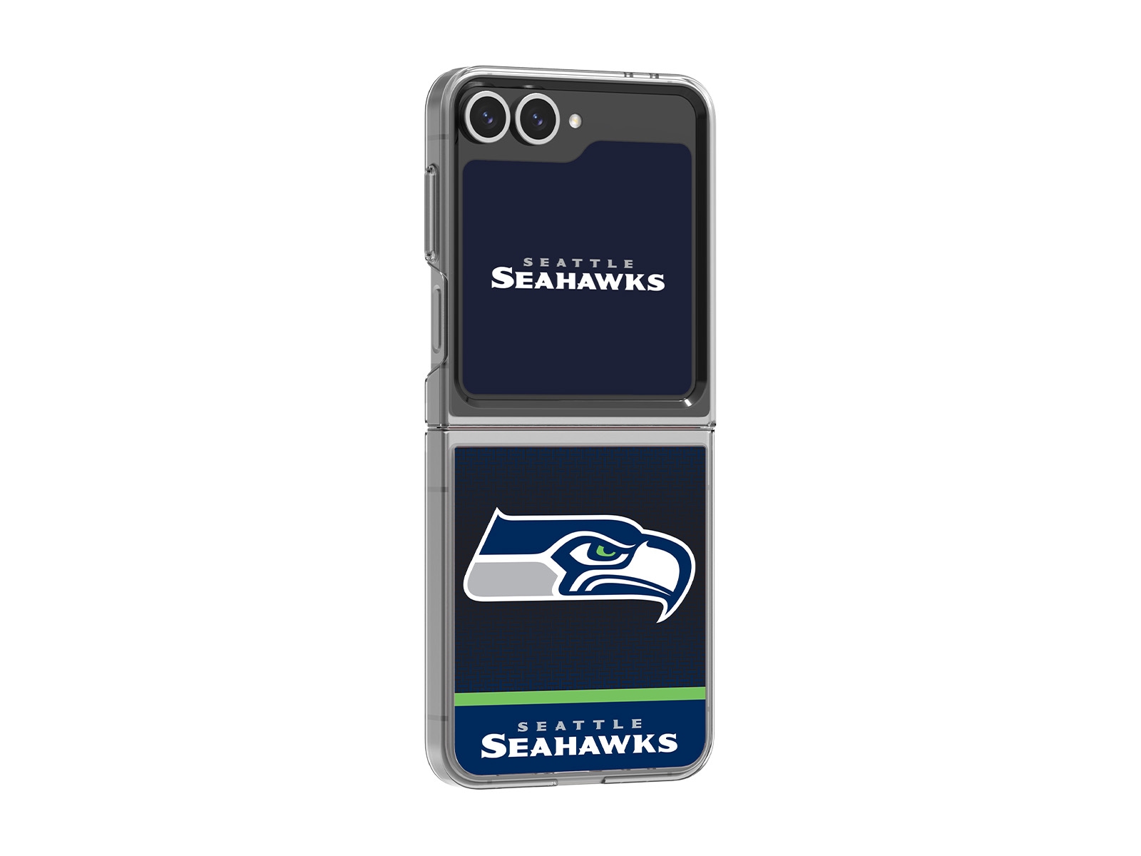 Seattle Seahawks Galaxy Z Flip6 and Galaxy Z Flip7 FE Flipsuit Case &amp; Card Seattle Seahawks