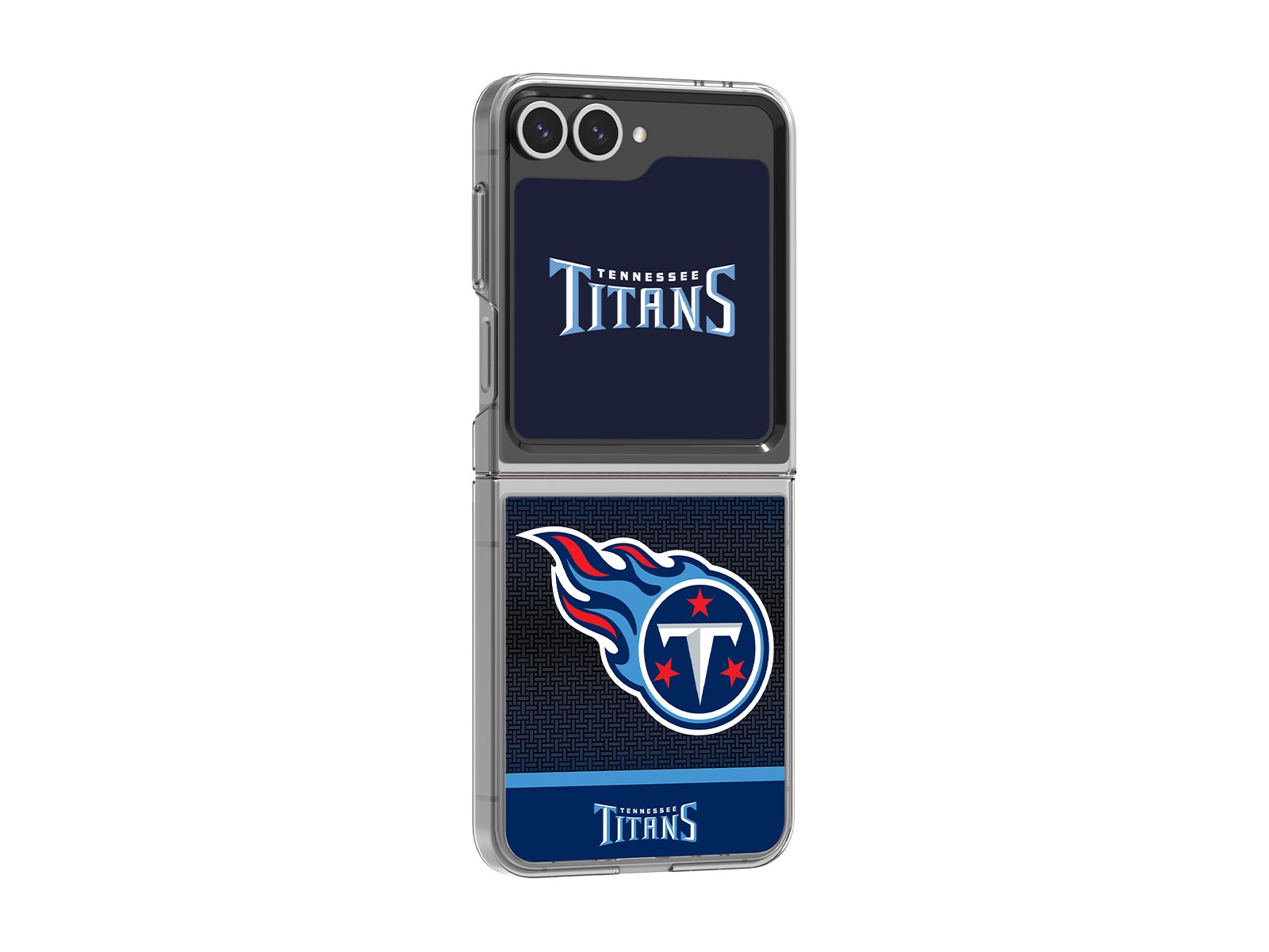 Tennessee Titans Galaxy Z Flip6 and Galaxy Z Flip7 FE Flipsuit Case &amp; Card Tennessee Titans