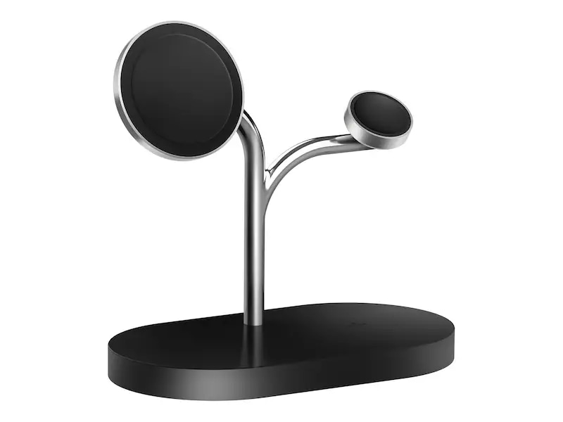 3in1 Wireless Charger Front Black 