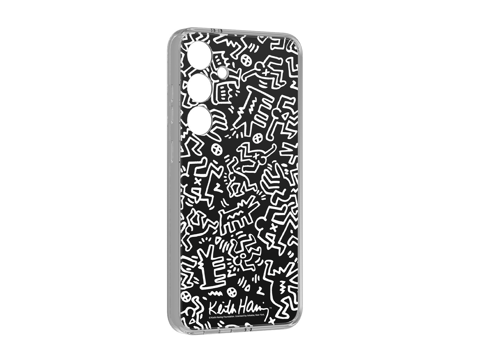 Keith Haring Mono Interactive Card for Galaxy S24+ Black