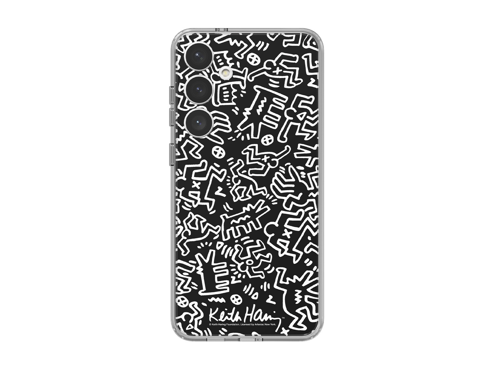 Keith Haring Mono Interactive Card for Galaxy S24+ Black