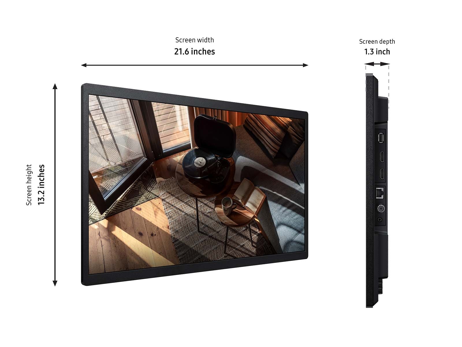 Hotel TV HF8000F L-Perspective Black 