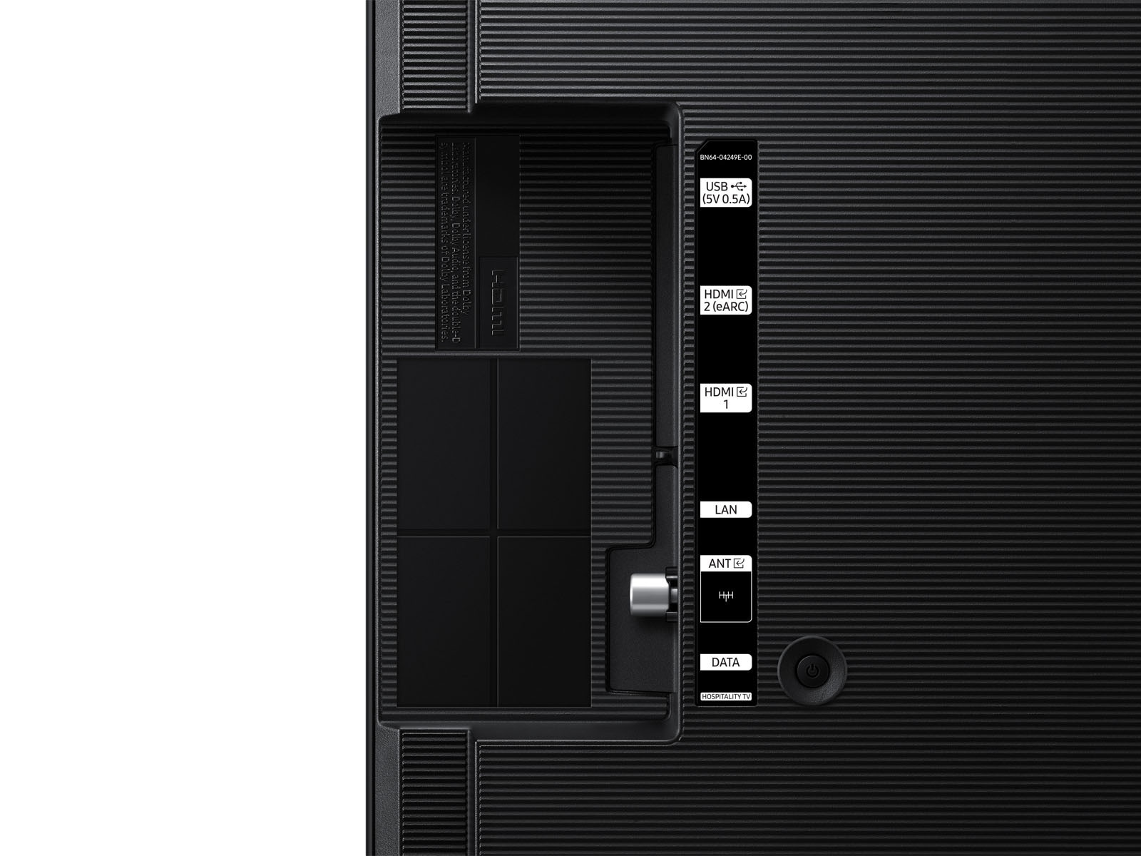 Hotel TV HF8000F Back-Detail Black 